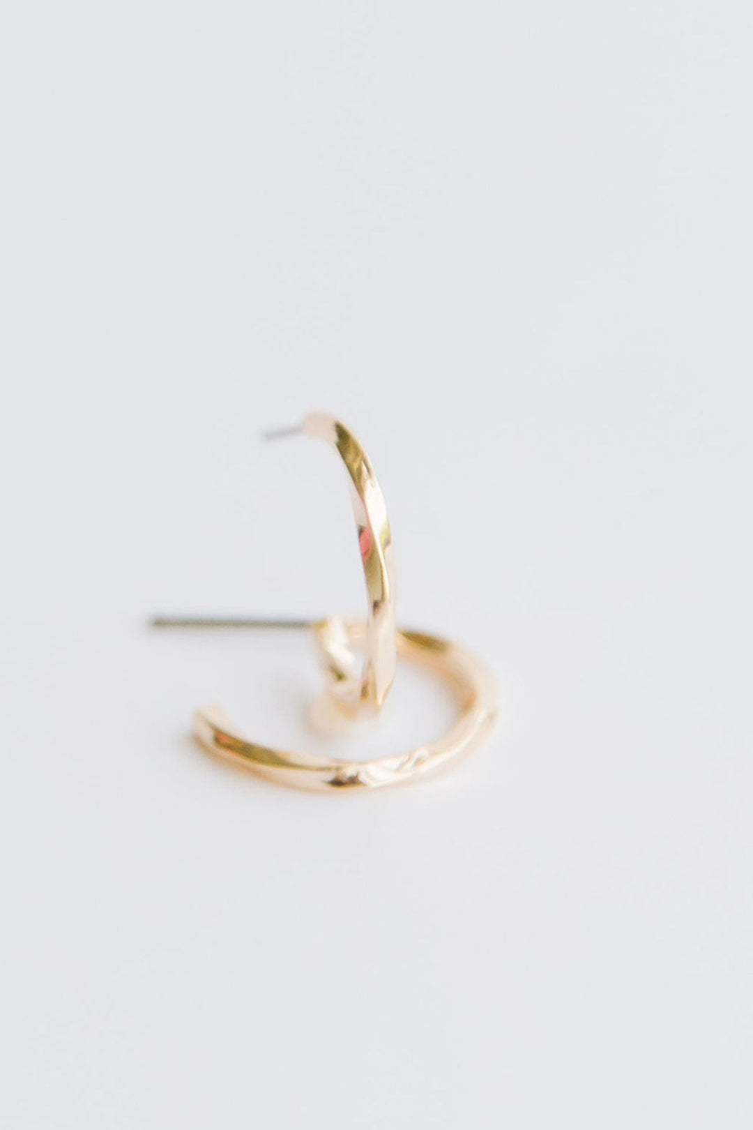 Michelle McDowell Small Gold Hoop Earrings