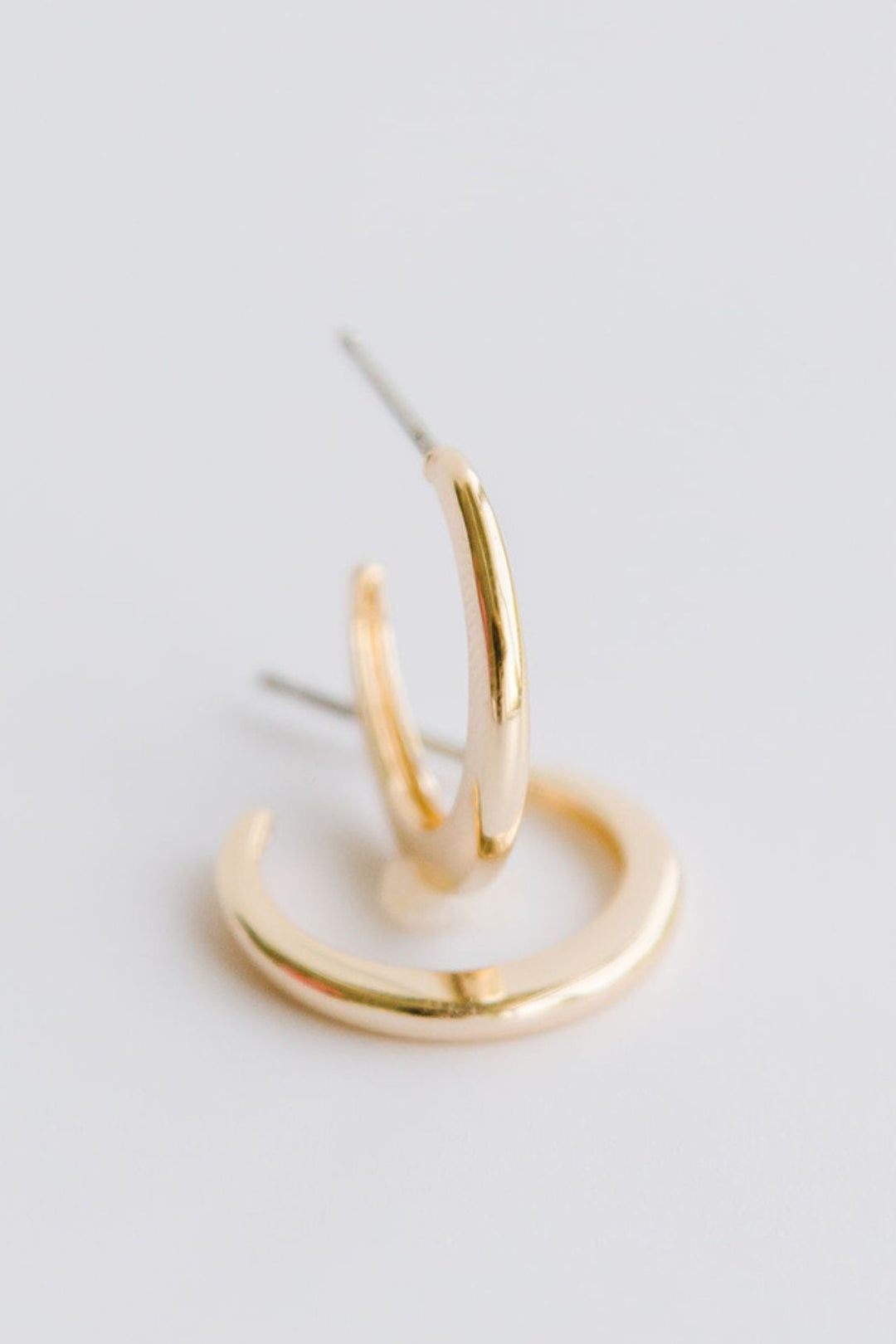 Michelle McDowell Small Gold Hoop Earrings
