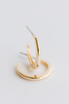 Michelle McDowell Small Gold Hoop Earrings