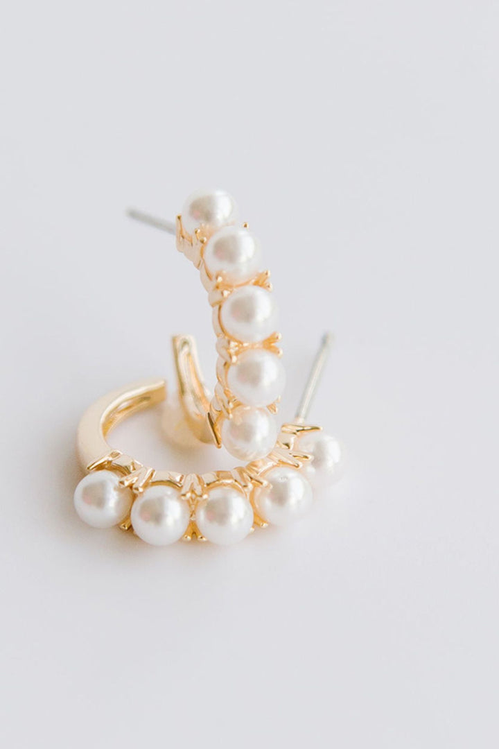 Michelle McDowell Small Gold Hoop Earrings