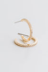 Michelle McDowell Small Gold Hoop Earrings