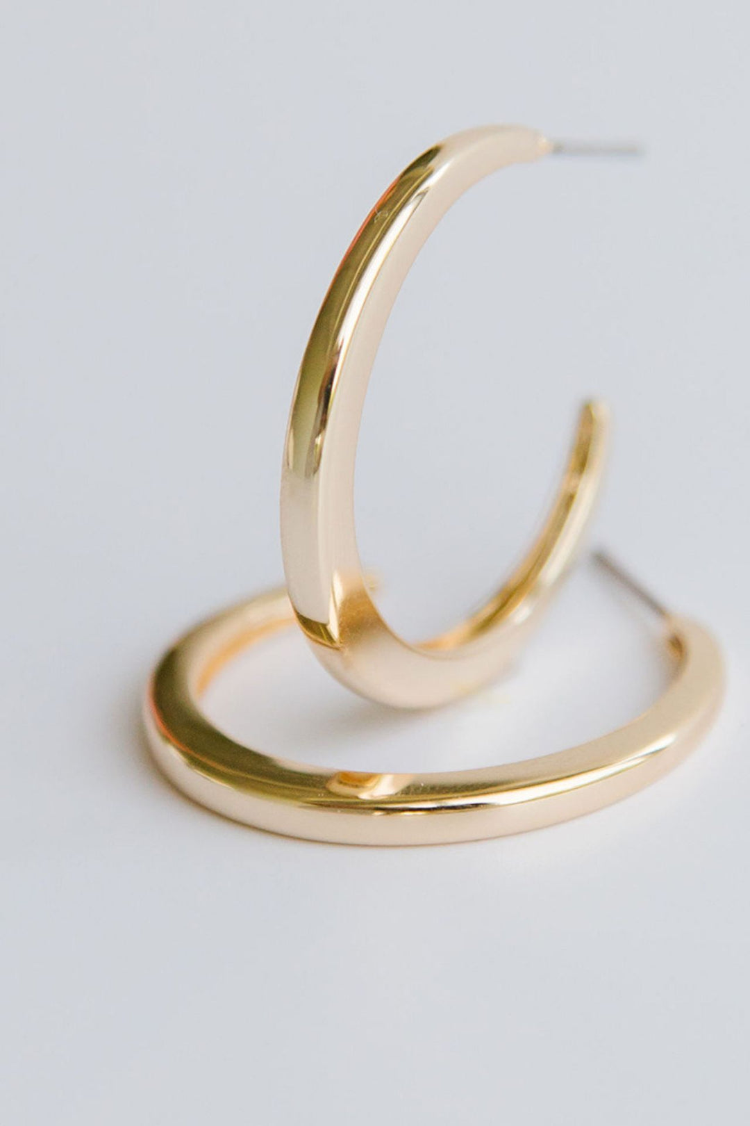 Michelle McDowell Medium Gold Hoop Earrings