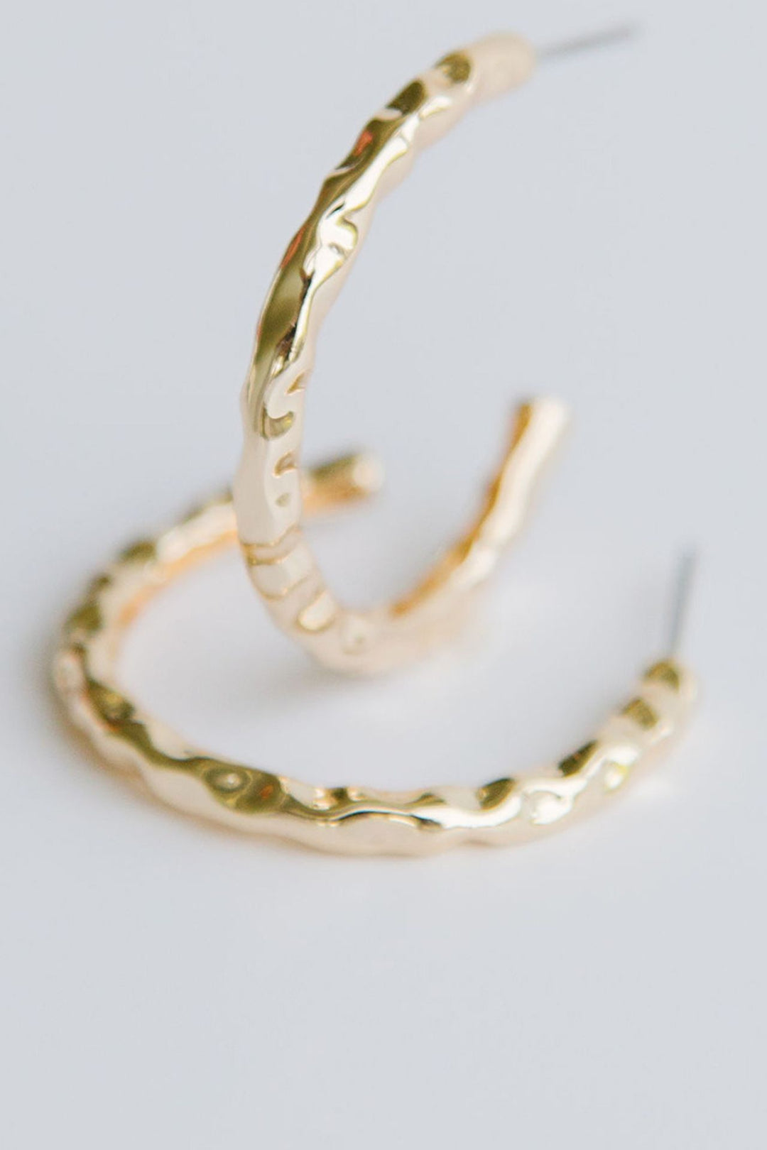 Michelle McDowell Medium Gold Hoop Earrings