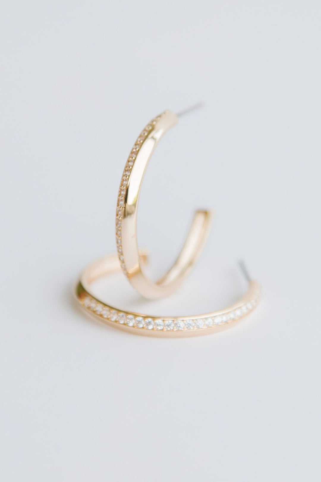 Michelle McDowell Medium Gold Hoop Earrings