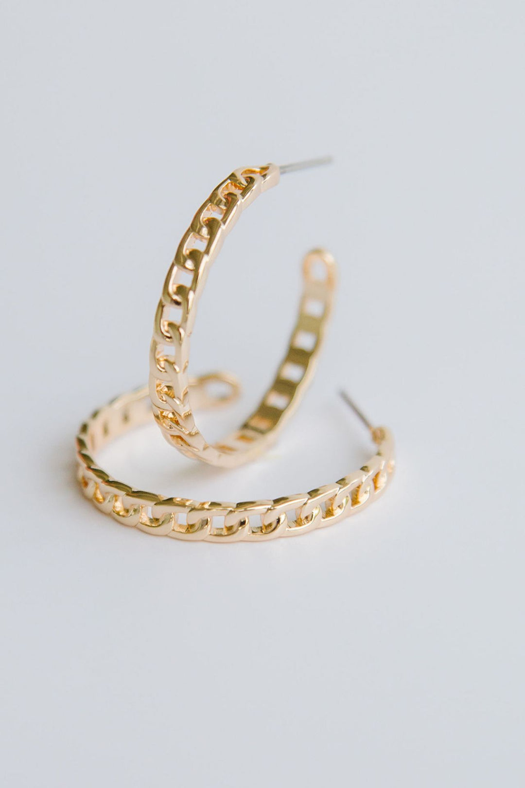 Michelle McDowell Medium Gold Hoop Earrings