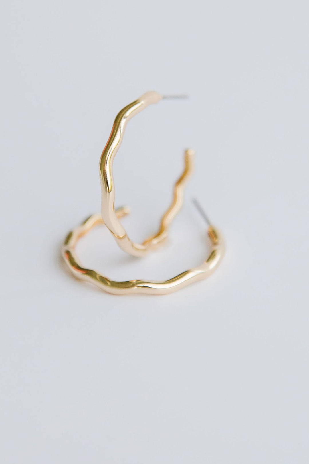Michelle McDowell Medium Gold Hoop Earrings