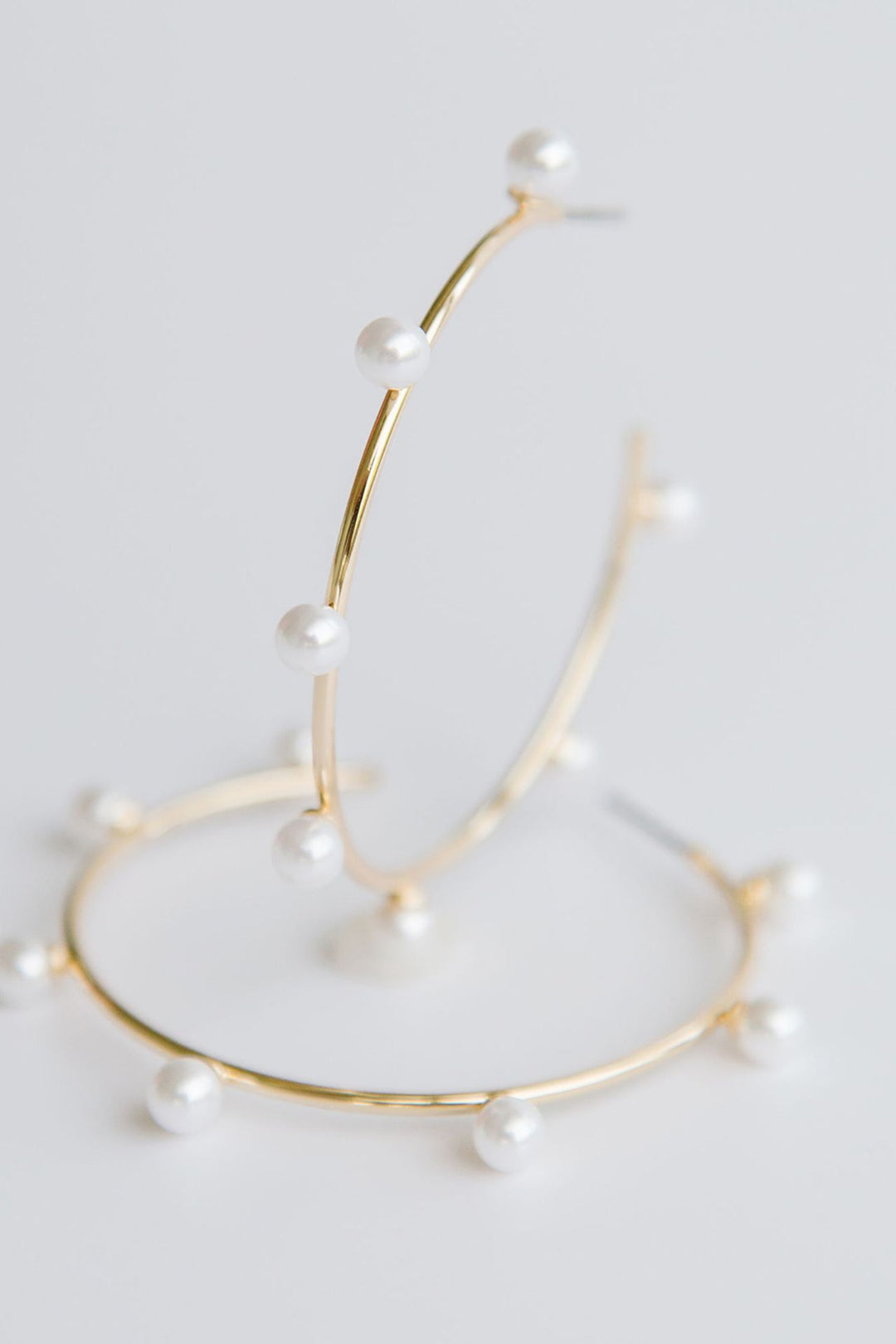 Michelle McDowell Large Gold Hoop Earrings