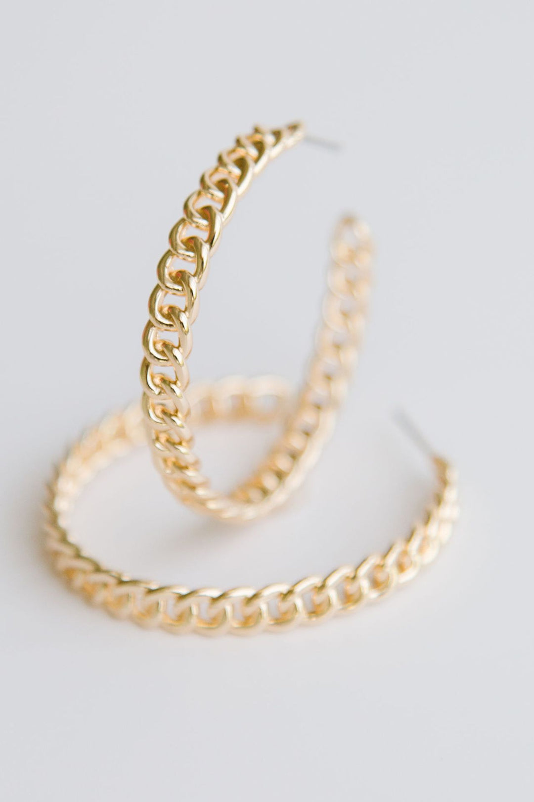 Michelle McDowell Large Gold Hoop Earrings
