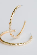 Michelle McDowell Large Gold Hoop Earrings
