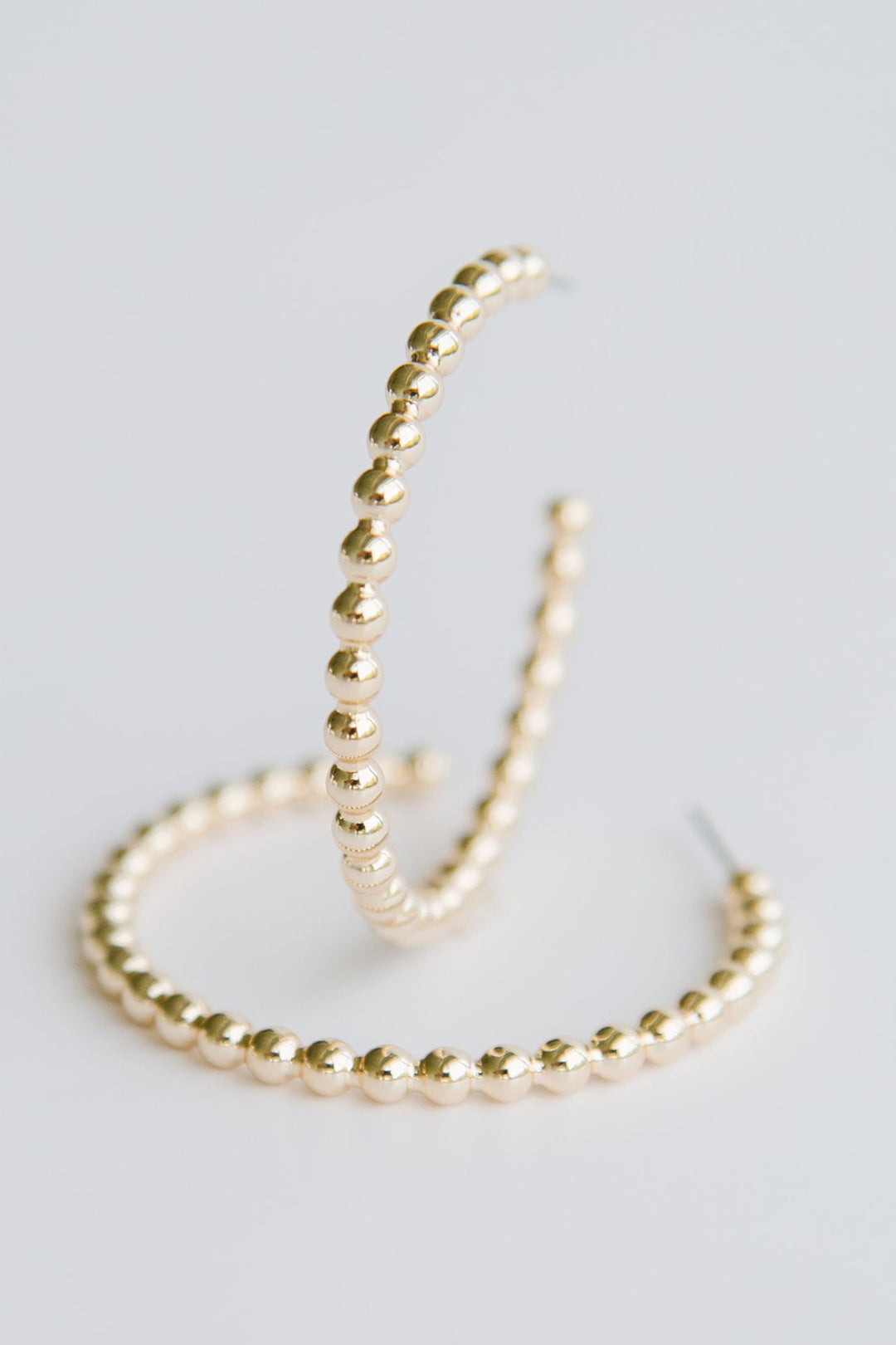 Michelle McDowell Large Gold Hoop Earrings