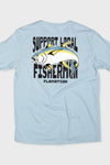 Flomotion Support Local Fisherman Tee