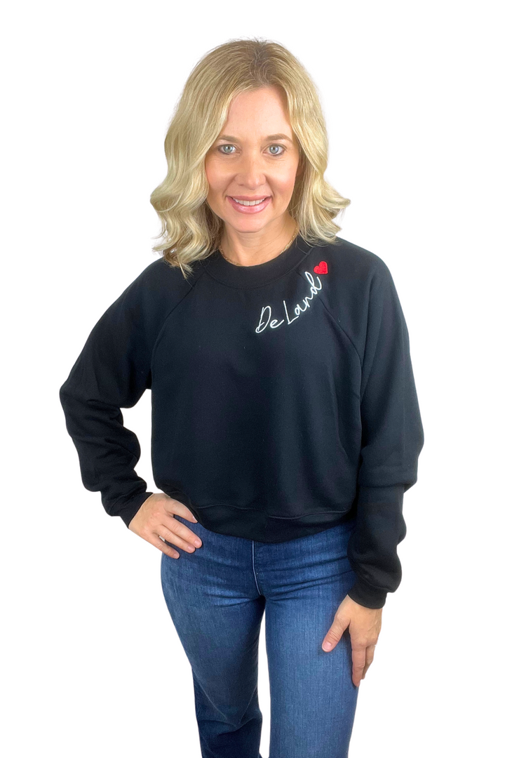 DeLand Raglan Crewneck Sweatshirt