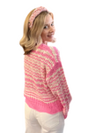 Crochet Knit Long Sleeve Top