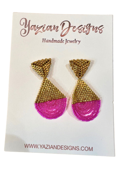 Yazian Designs Beaded Earrings