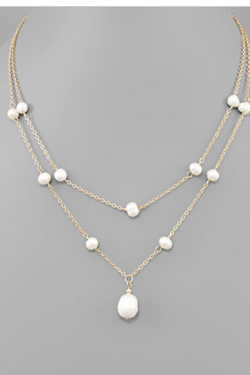 Pearl Layered Necklace