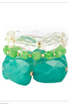 Large Acrylic Stretch Bracelets
