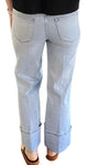 Holly High Rise Cuffed Straight Positano Jeans