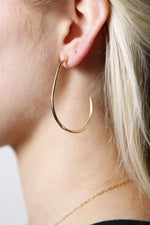 Able Pear Hoops