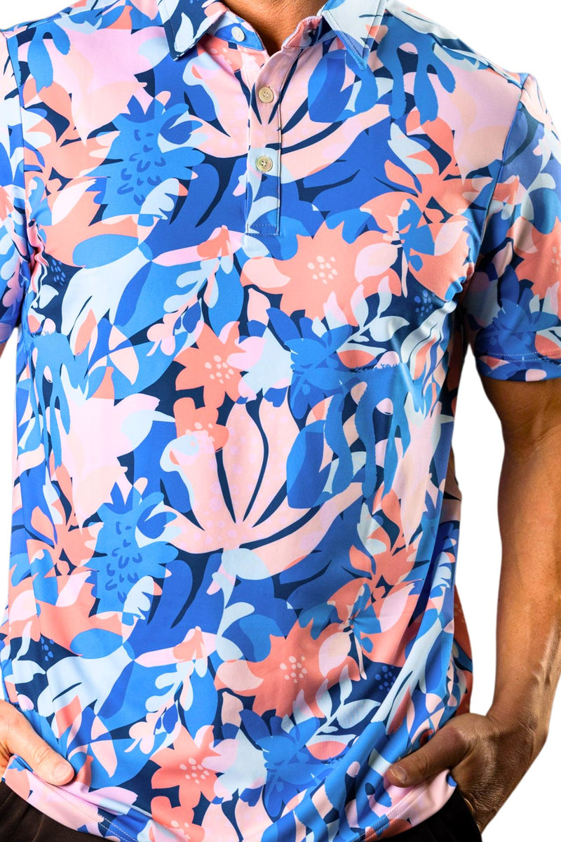 Sunday Swagger Floral Reef Polo