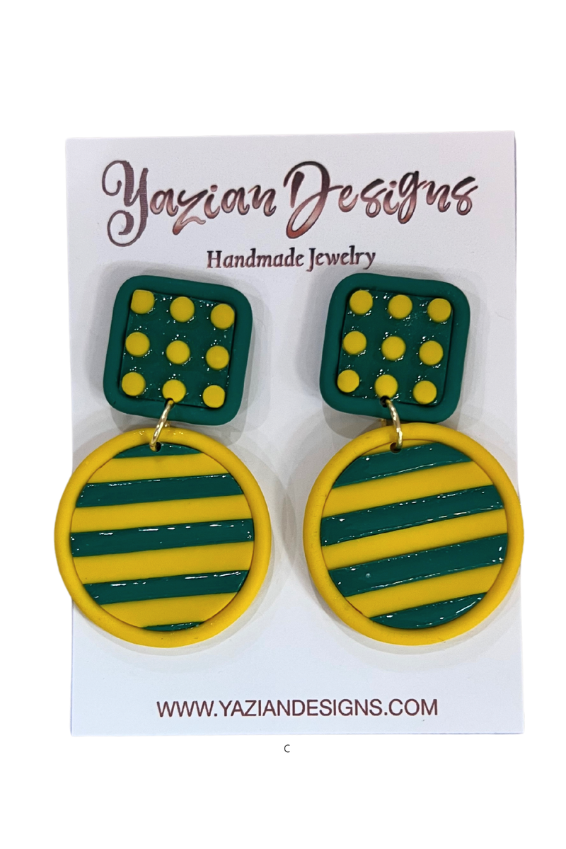 Yazian Designs Green and Gold Collection