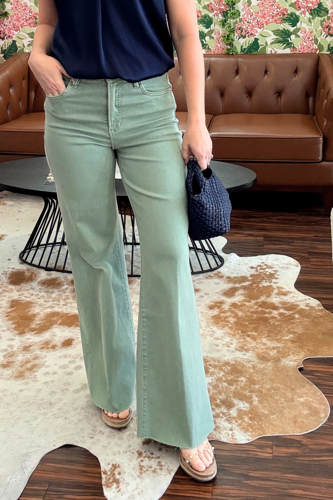 Dear John Denim Iceberg Green Fionan Jeans