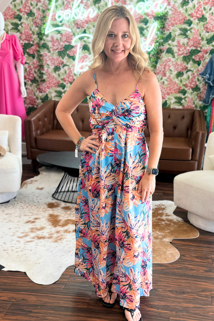 Floral Wide Leg Jumpsuit