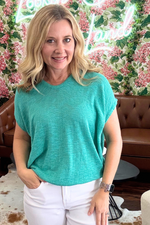 Zia Slouchy Short Sleeve Top