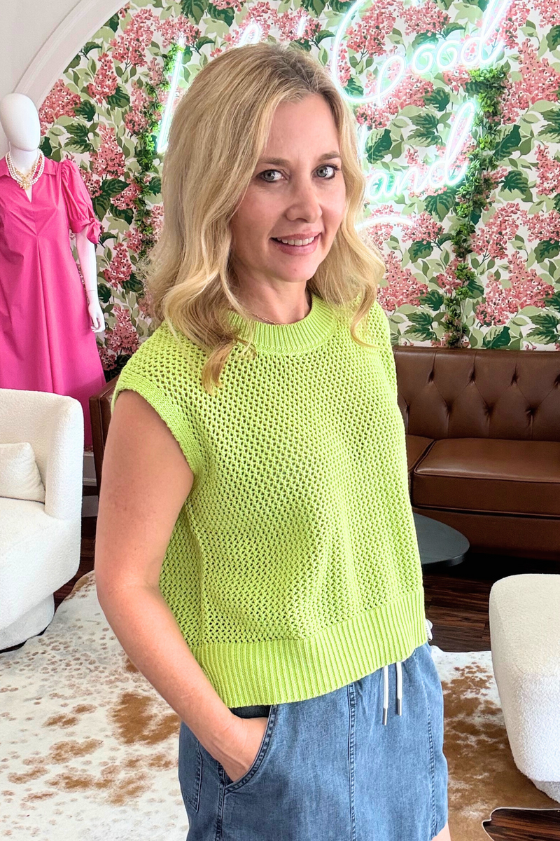 Knit Sleeveless Pullover Top