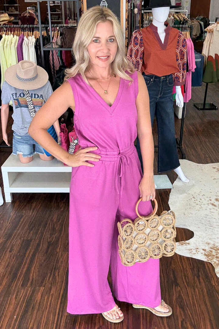 Wide Leg Modal Jumpsuit