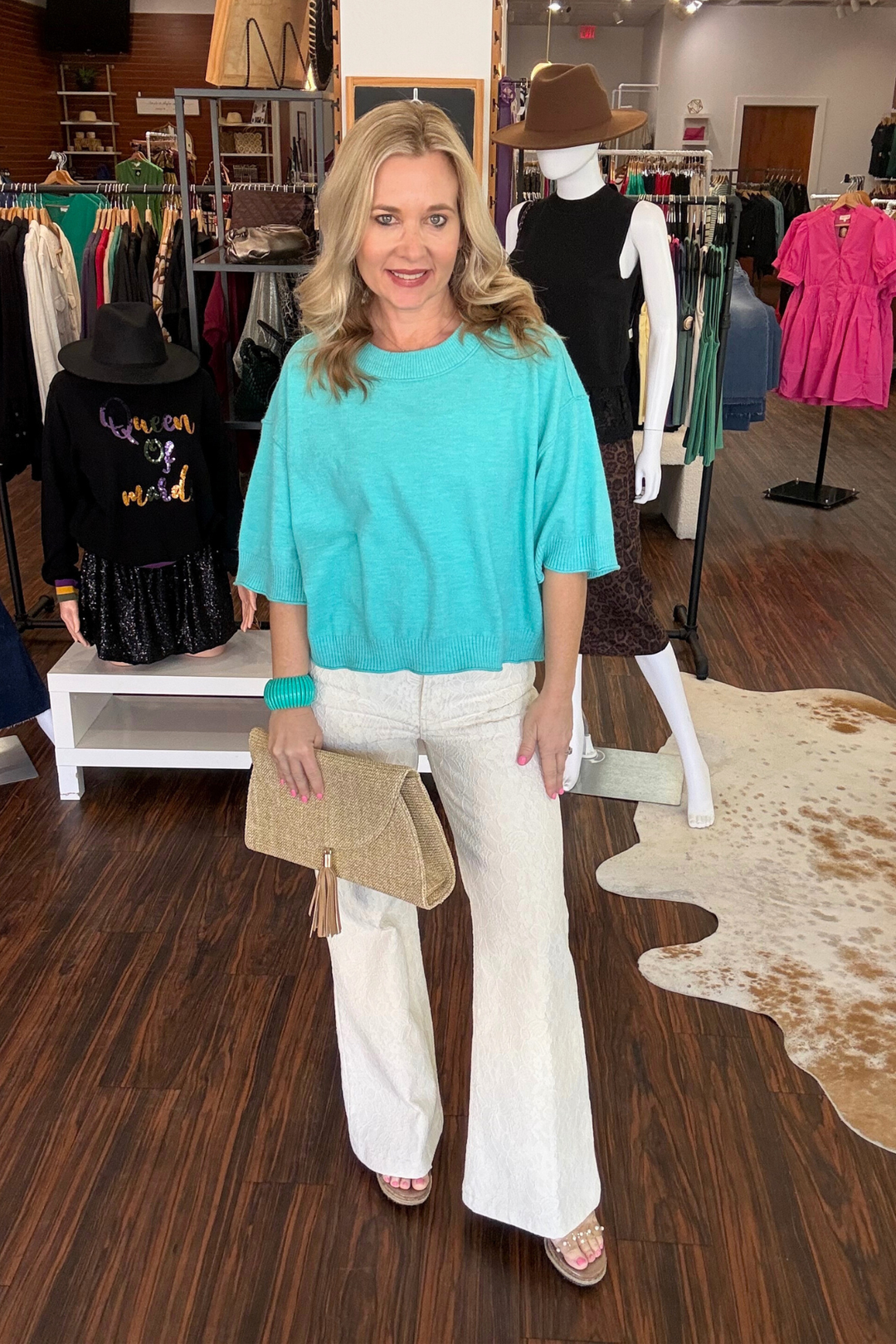 Dear John Denim Wheat Lace Fiona Jeans