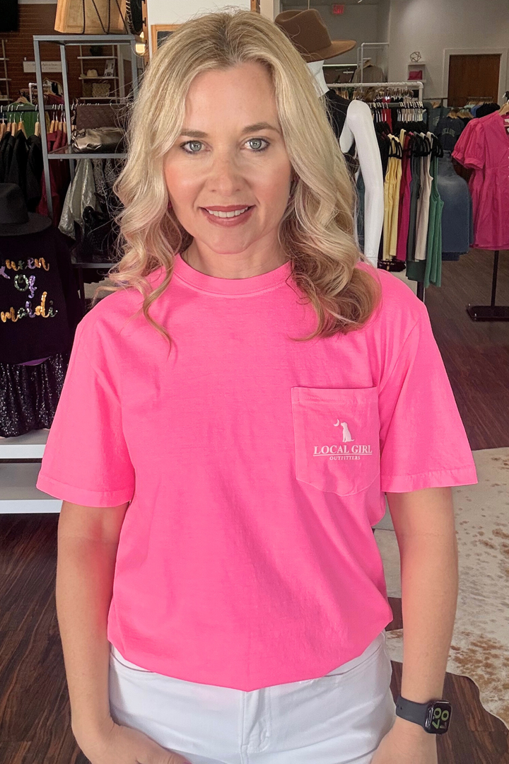 Local Girl Hot Pink T-Shirt