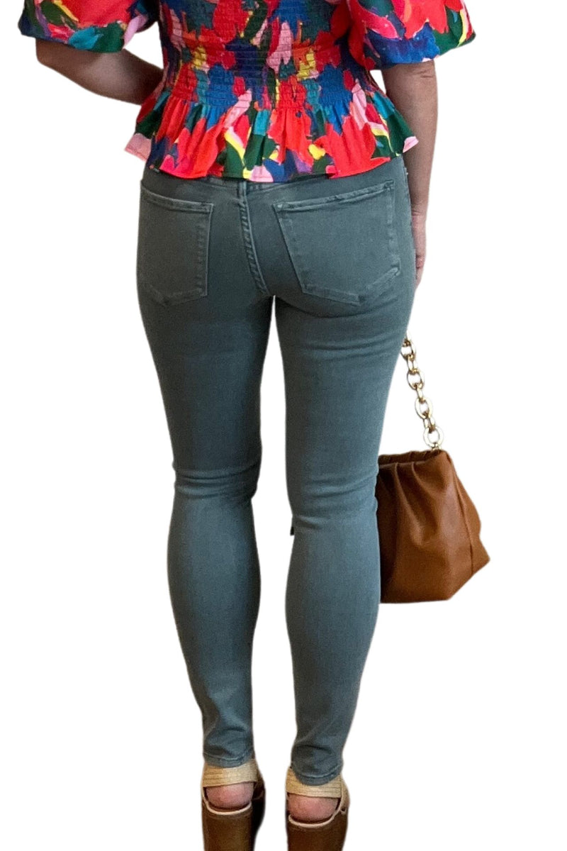 Gisele Skinny Jeans in Seafoam Haze