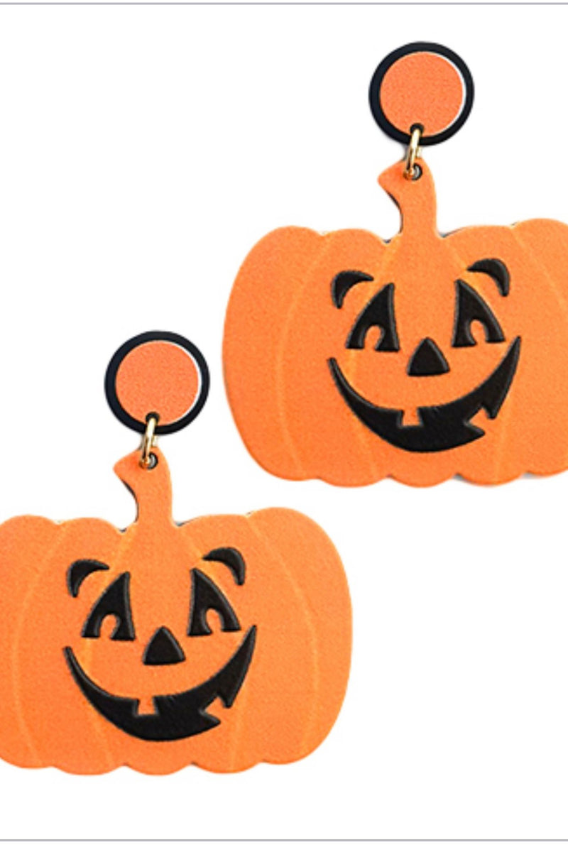 Pumpkin Dangle Earrings