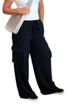 Drawstring Waist Utility Pants
