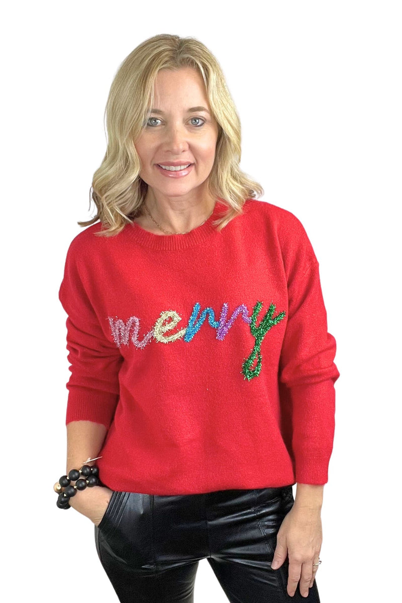 Red Merry Sweater