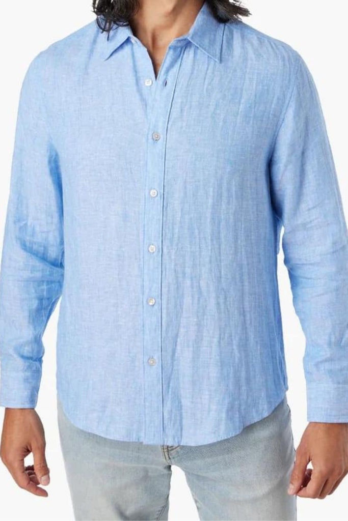 Fair Harbor Island Long Sleeve Linen Shirt