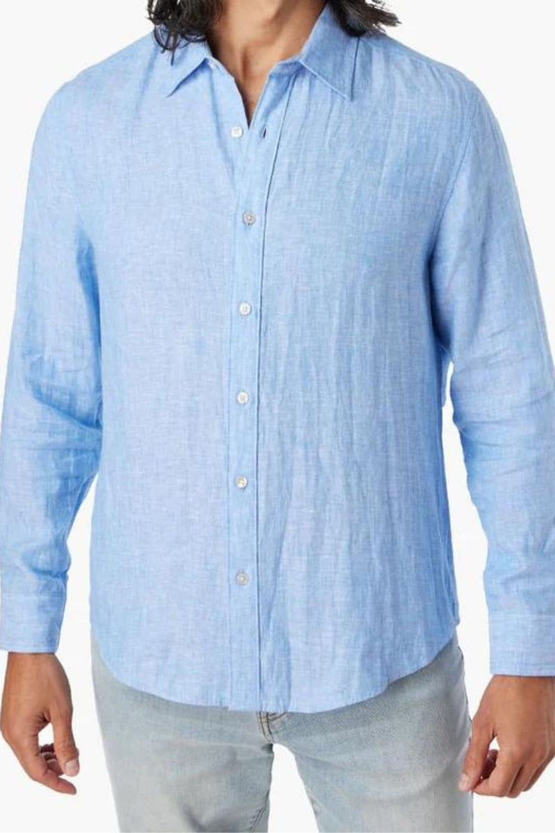 Fair Harbor Island Long Sleeve Linen Shirt