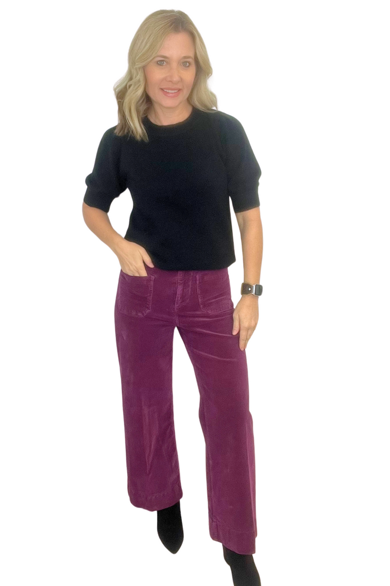 Audrey Wide Leg Corduroy Pants