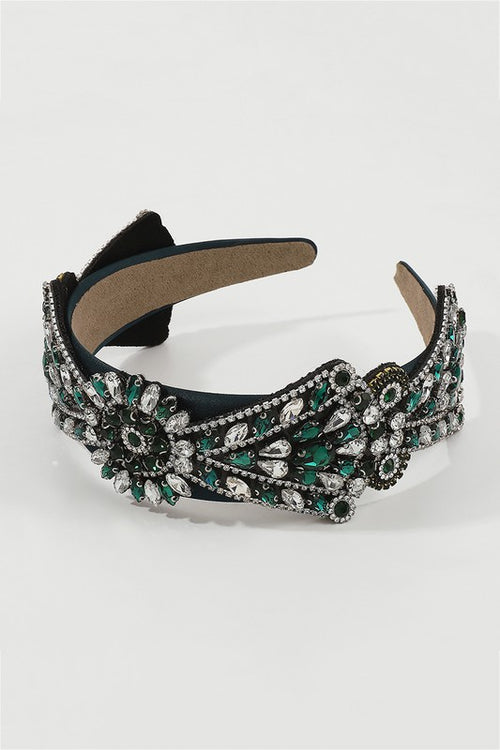 Rhinestone Bow Headband