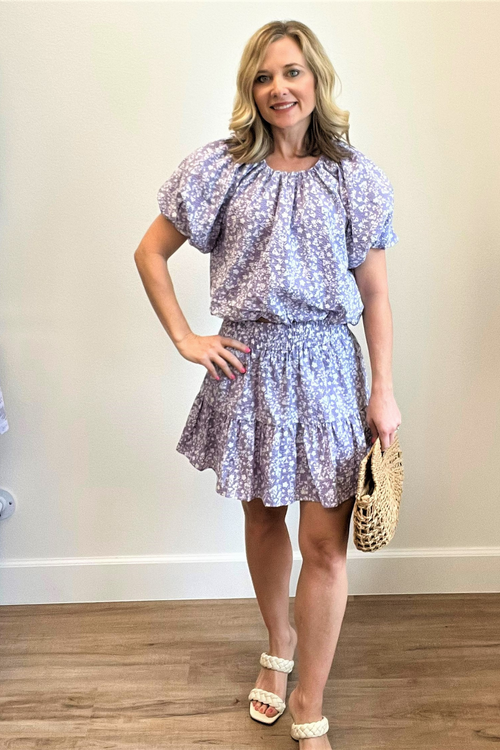 Single Tiered Mini Skirt