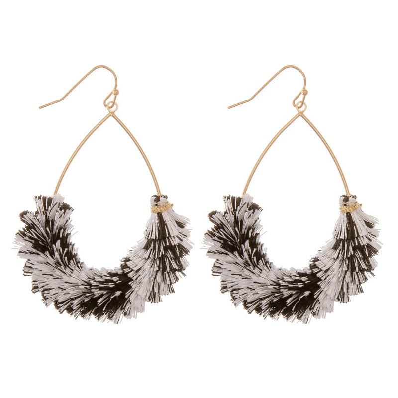 Fringe Hoop Earrings