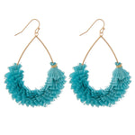 Fringe Hoop Earrings