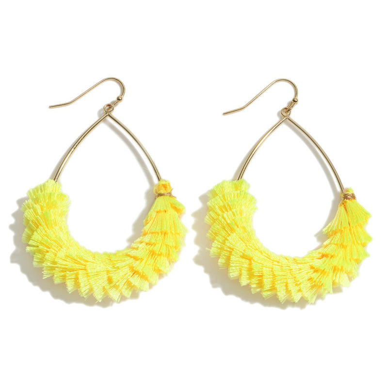 Fringe Hoop Earrings