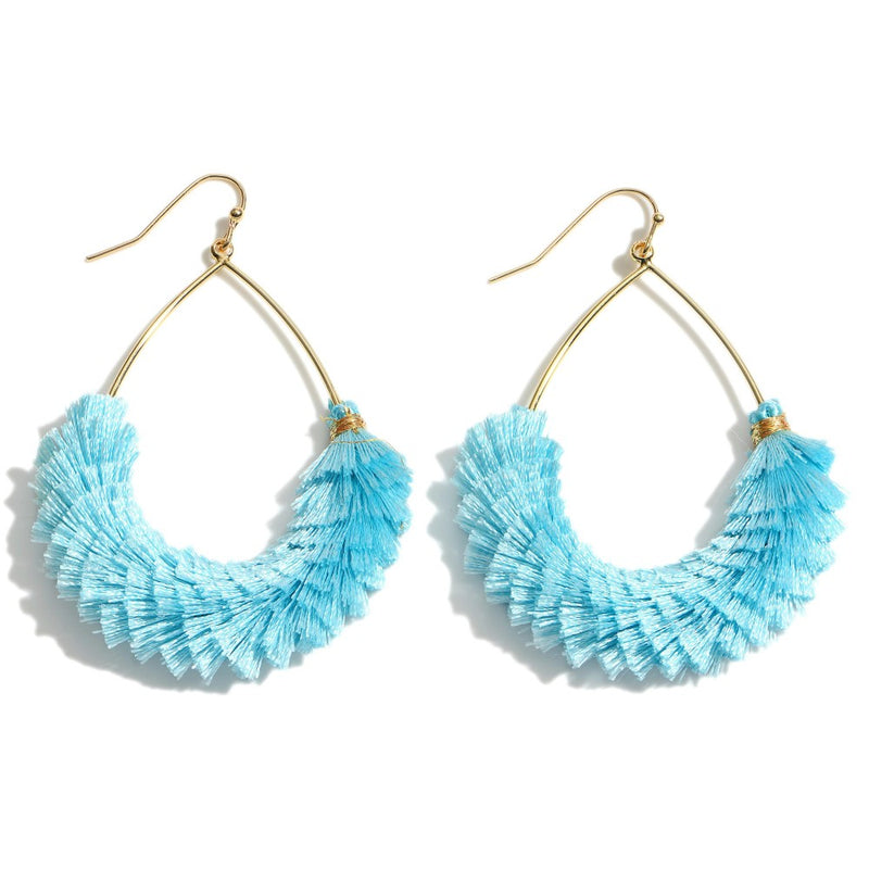 Fringe Hoop Earrings