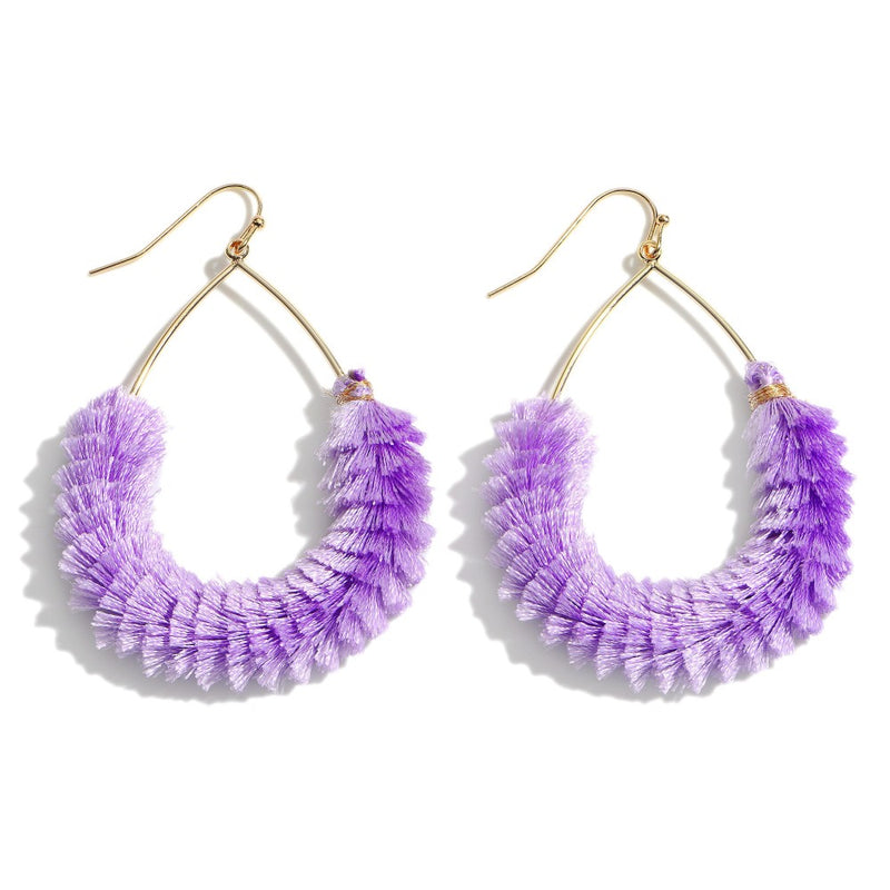 Fringe Hoop Earrings