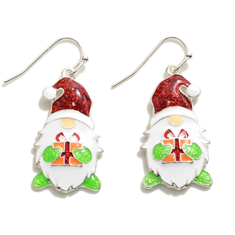 Gnome Drop Christmas Earrings