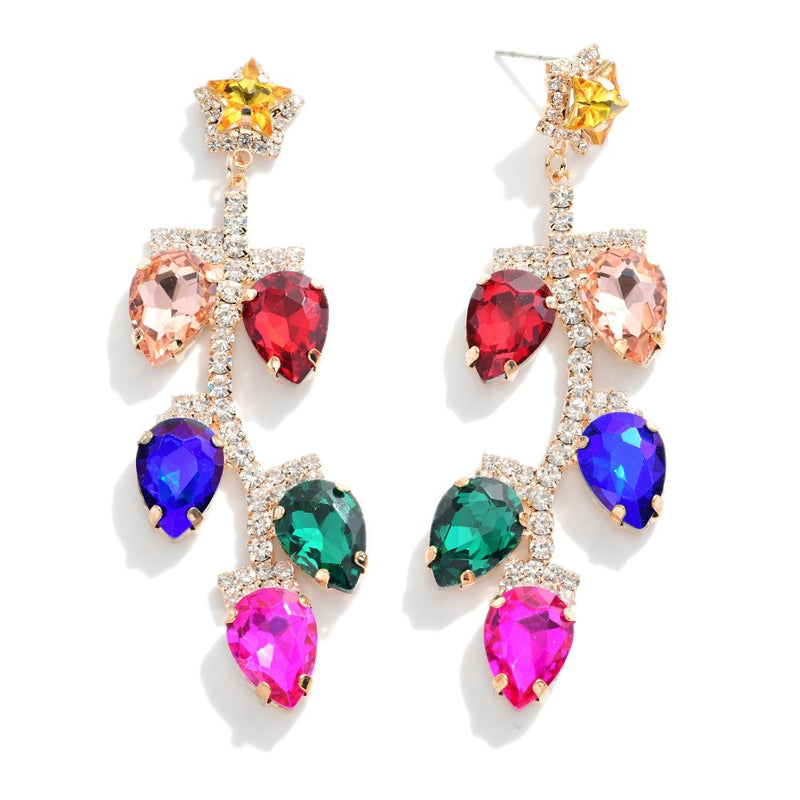 Christmas Lights Statement Earrings