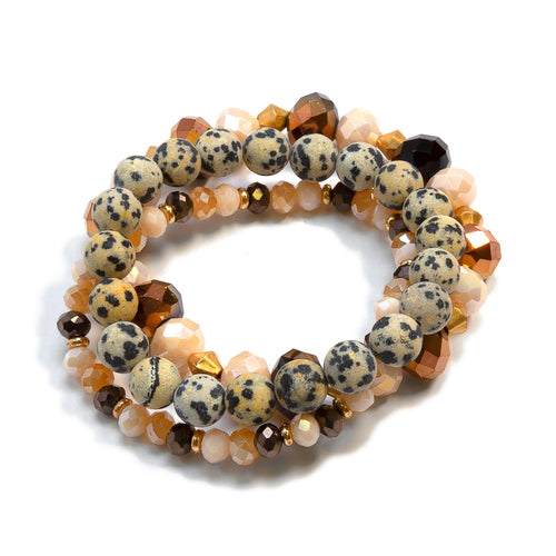 Beaded Bracelets Set of 3