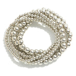 Set of 6 Beaded Bracelets