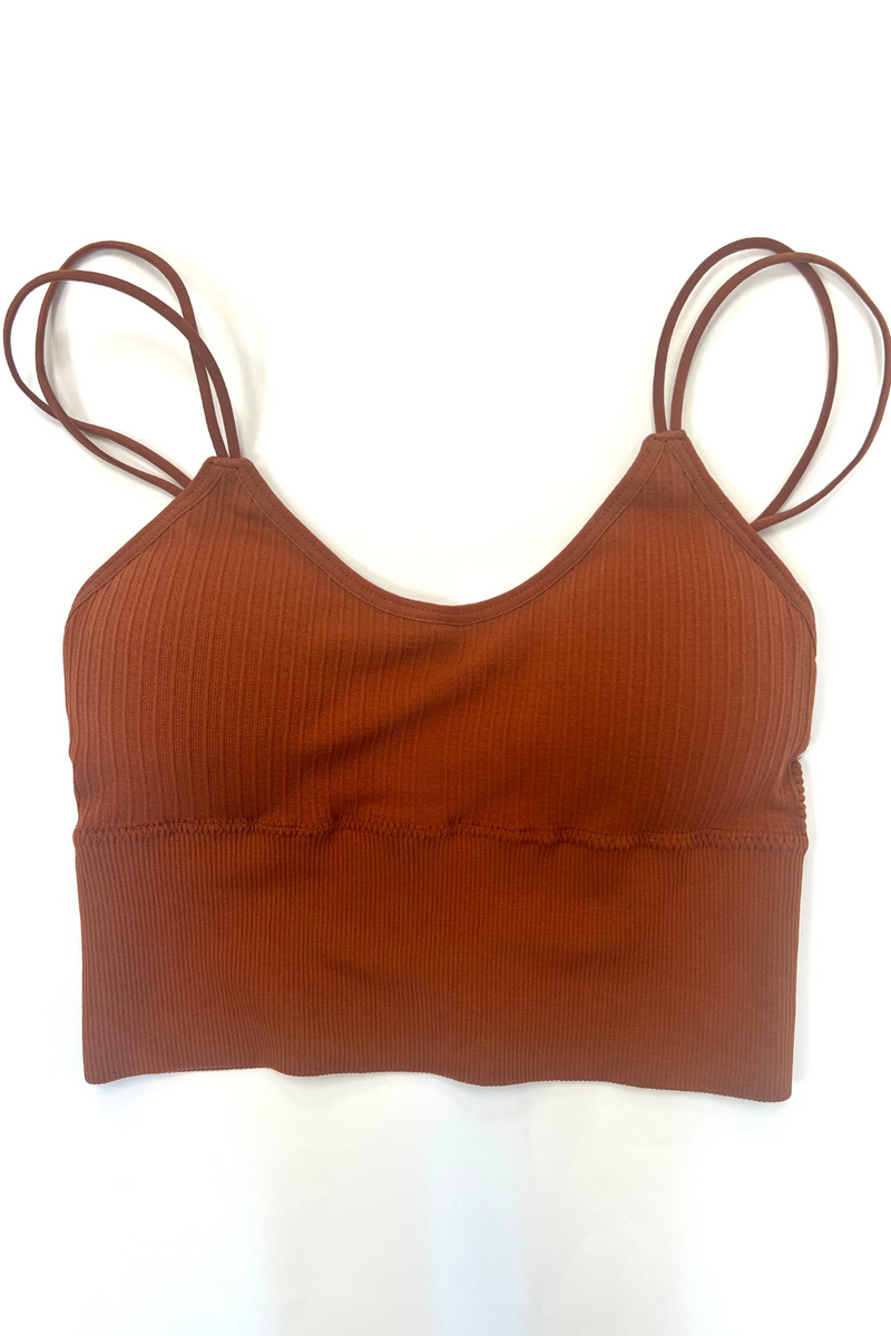 Crop Tank with Built in Bra
